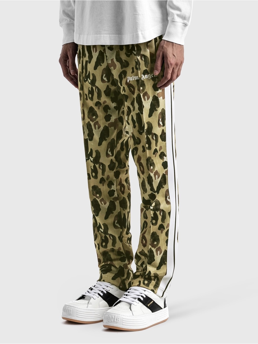 Palm Angels Leo print tech fabric track pants - Picture 3 of 8